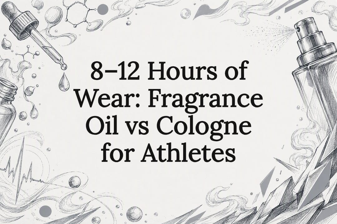 Decorative fragrance comparison title card
