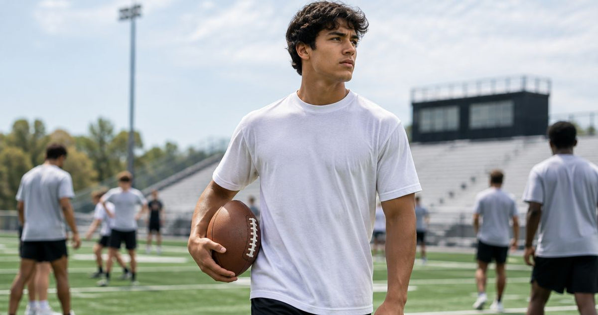 Heavyweight tees for high school football players: complete 2026 guide