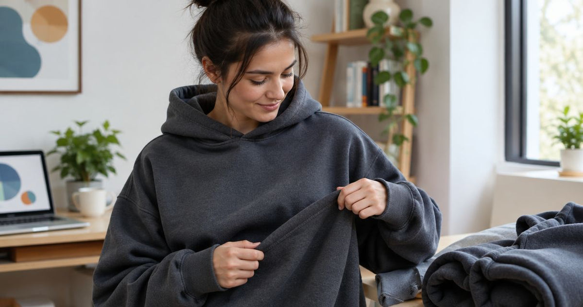 How to break in a stiff heavyweight hoodie fabric?