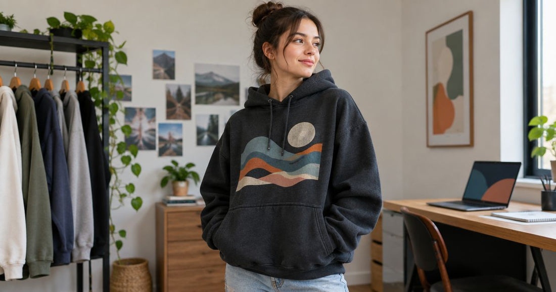 Should you size up for an oversized graphic hoodie?