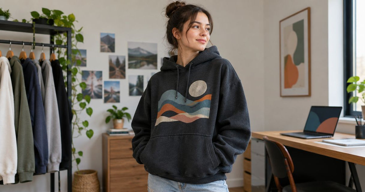 Should you size up for an oversized graphic hoodie?