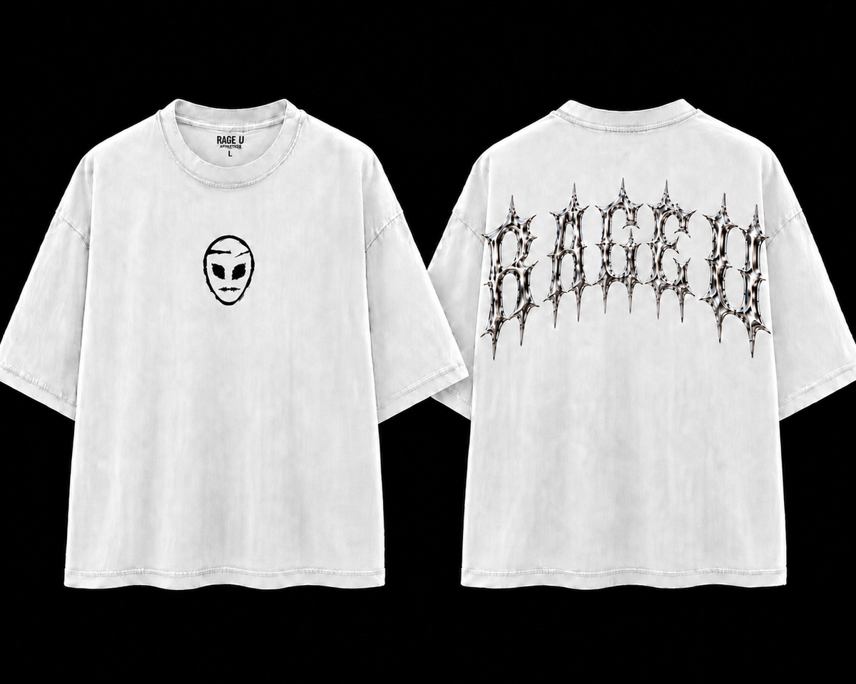 The Origin Heavyweight Tee in vintage white — heavyweight cotton athletic tee, front view